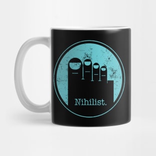 The Big Lebowski - Minimalist Nihilist Blue Mug